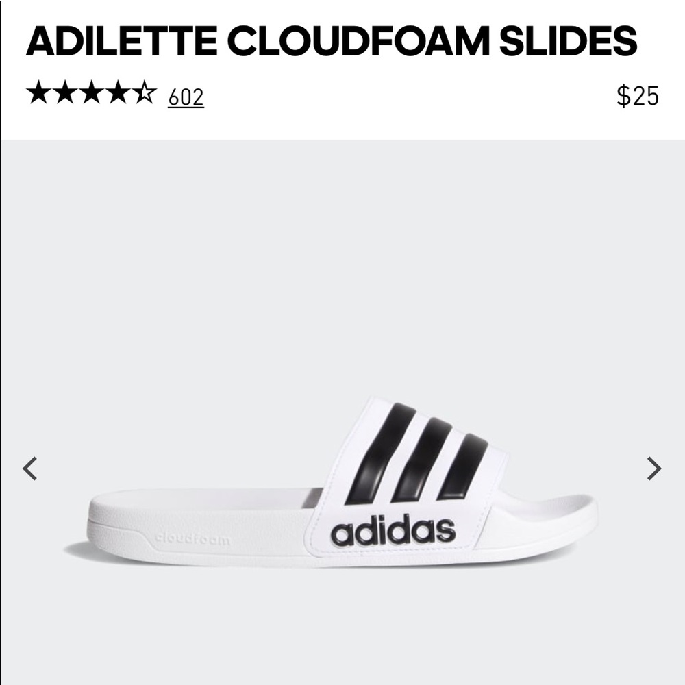 Adidas cloudfoam slides